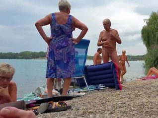 Elder ladies at the beach